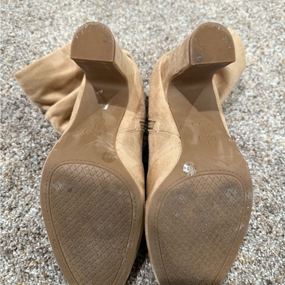 Jessica Simpson Tan Heeled Boots - Picture 5 of 6